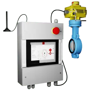 Régulateur pour station de pompage à vanne motorisée | DFI-Elec